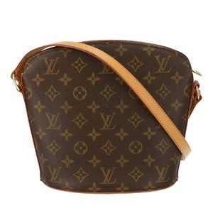 Louis Vuitton Drouot Bag Brown